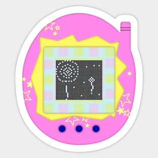 Tamagotchi fireworks Sticker